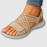 Sanrita | Leichte orthopädische Sandale mit elastischen Riemen