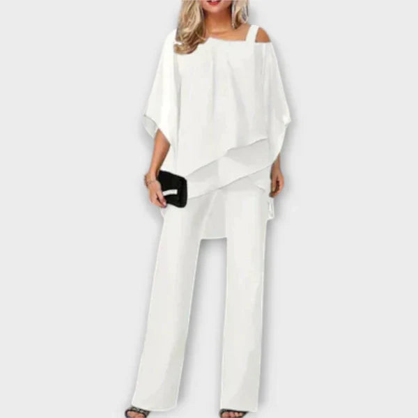 Chiffon-Abend-Set