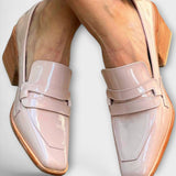 Elaine - Glänzende Loafers
