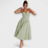 Rosalie - Verfeinertes ärmelloses Korsettkleid