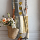 Liseli™ | Boho-Kleid mit Patchwork und Punkten