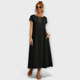 Elena | Leichtes Sommerkleid mit Taschen